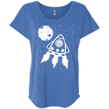 T-Shirts Vintage Royal / X-Small Catstronaut Triblend Dolman Sleeve