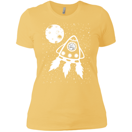 T-Shirts Banana Cream/ / X-Small Catstronaut Women's Premium T-Shirt