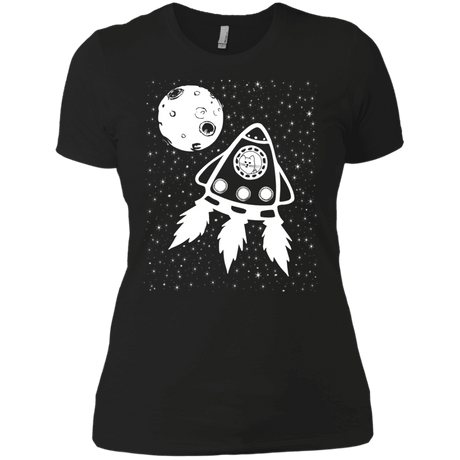 T-Shirts Black / X-Small Catstronaut Women's Premium T-Shirt