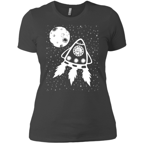 T-Shirts Heavy Metal / X-Small Catstronaut Women's Premium T-Shirt