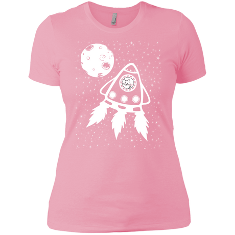 T-Shirts Light Pink / X-Small Catstronaut Women's Premium T-Shirt