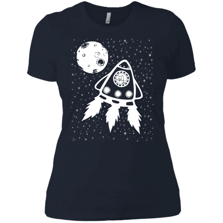 T-Shirts Midnight Navy / X-Small Catstronaut Women's Premium T-Shirt