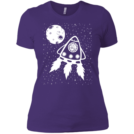 T-Shirts Purple Rush/ / X-Small Catstronaut Women's Premium T-Shirt