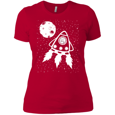 T-Shirts Red / X-Small Catstronaut Women's Premium T-Shirt