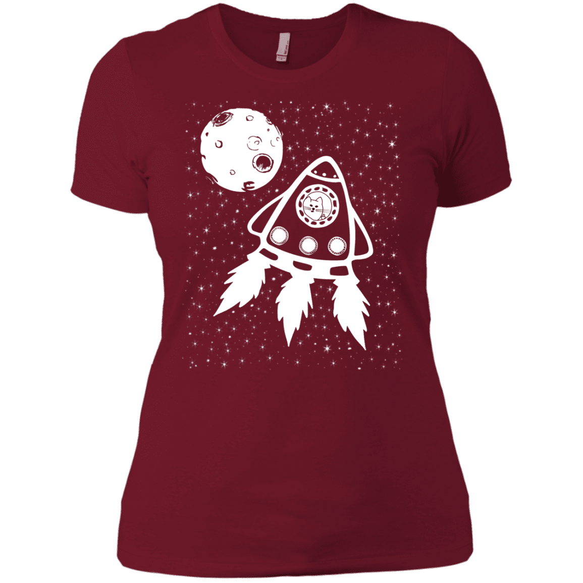 T-Shirts Scarlet / X-Small Catstronaut Women's Premium T-Shirt