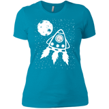 T-Shirts Turquoise / X-Small Catstronaut Women's Premium T-Shirt