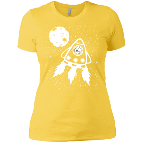 T-Shirts Vibrant Yellow / X-Small Catstronaut Women's Premium T-Shirt