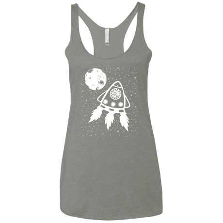 T-Shirts Venetian Grey / X-Small Catstronaut Women's Triblend Racerback Tank