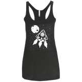 T-Shirts Vintage Black / X-Small Catstronaut Women's Triblend Racerback Tank
