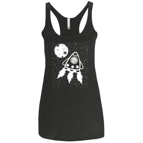 T-Shirts Vintage Black / X-Small Catstronaut Women's Triblend Racerback Tank