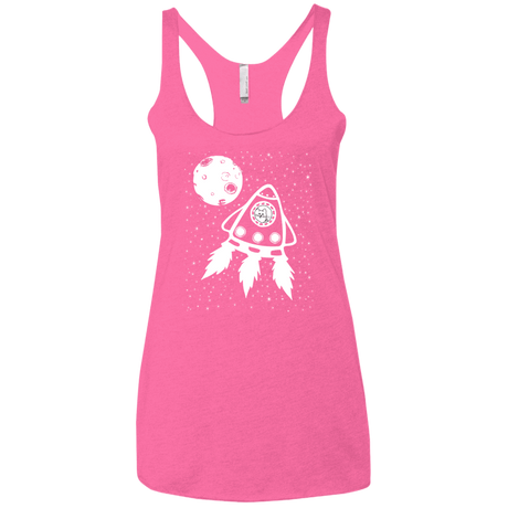 T-Shirts Vintage Pink / X-Small Catstronaut Women's Triblend Racerback Tank