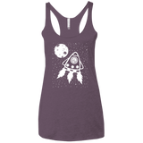 T-Shirts Vintage Purple / X-Small Catstronaut Women's Triblend Racerback Tank