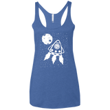 T-Shirts Vintage Royal / X-Small Catstronaut Women's Triblend Racerback Tank