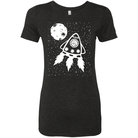 T-Shirts Vintage Black / S Catstronaut Women's Triblend T-Shirt