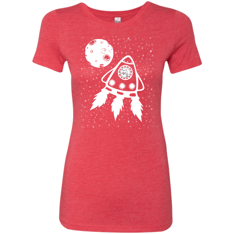 T-Shirts Vintage Red / S Catstronaut Women's Triblend T-Shirt