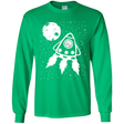 T-Shirts Irish Green / YS Catstronaut Youth Long Sleeve T-Shirt