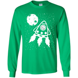 T-Shirts Irish Green / YS Catstronaut Youth Long Sleeve T-Shirt