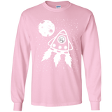 T-Shirts Light Pink / YS Catstronaut Youth Long Sleeve T-Shirt