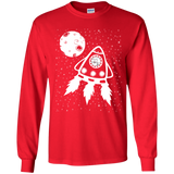 T-Shirts Red / YS Catstronaut Youth Long Sleeve T-Shirt