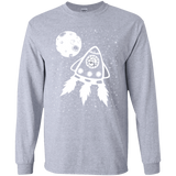 T-Shirts Sport Grey / YS Catstronaut Youth Long Sleeve T-Shirt