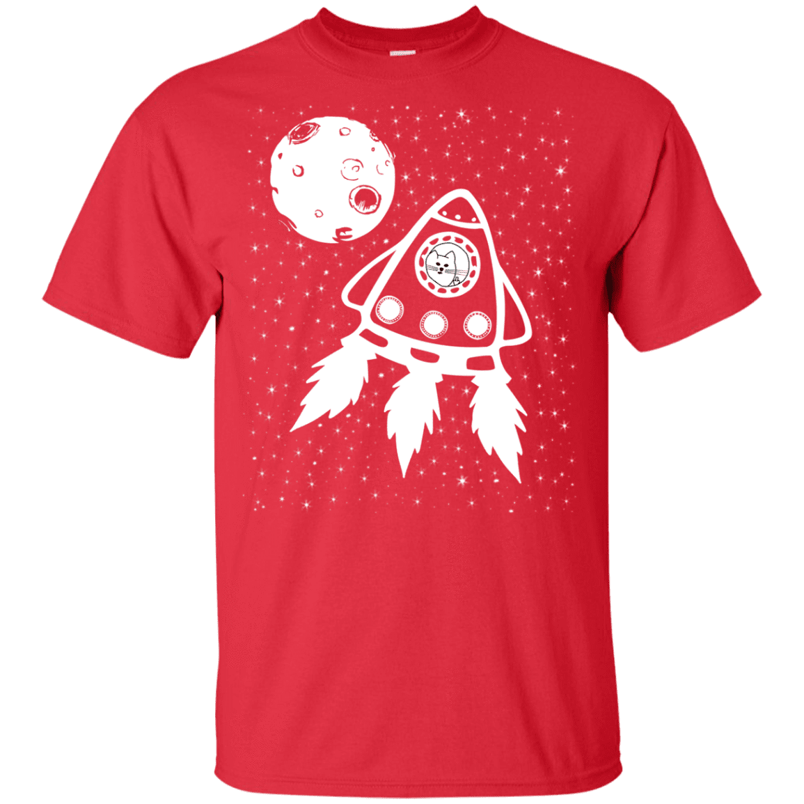 T-Shirts Red / YXS Catstronaut Youth T-Shirt