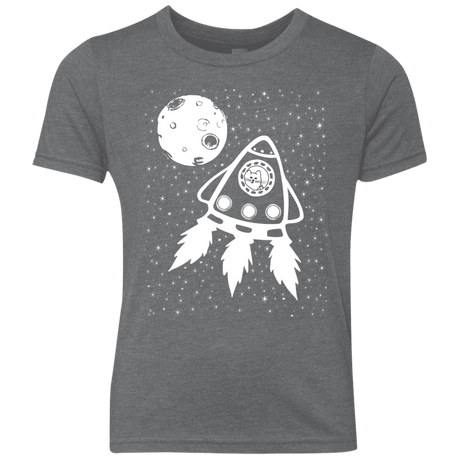T-Shirts Premium Heather / YXS Catstronaut Youth Triblend T-Shirt