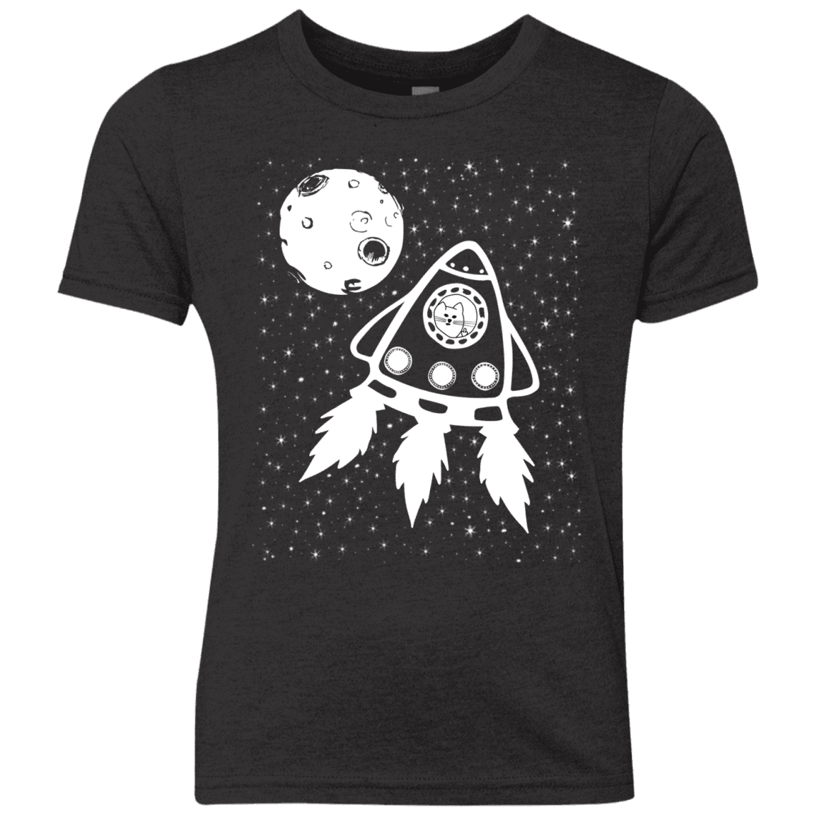 T-Shirts Vintage Black / YXS Catstronaut Youth Triblend T-Shirt