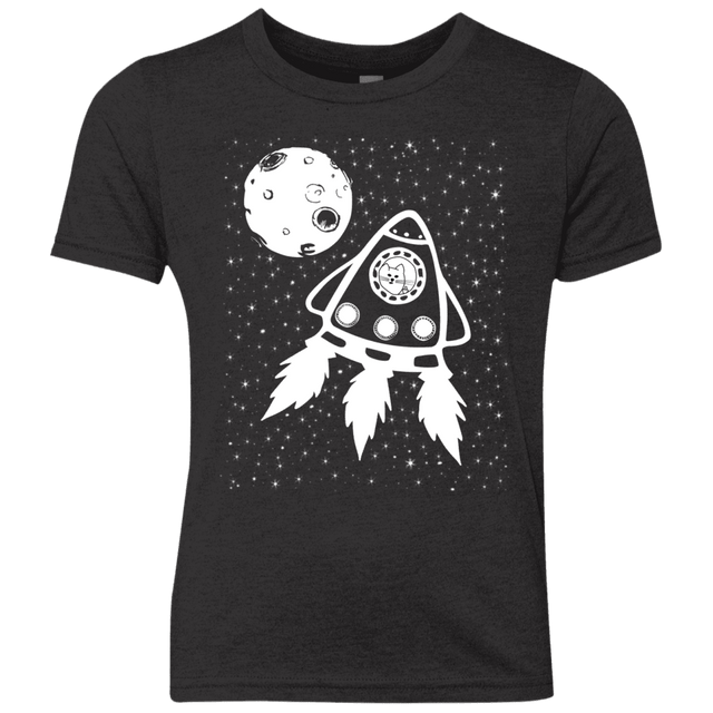 T-Shirts Vintage Black / YXS Catstronaut Youth Triblend T-Shirt
