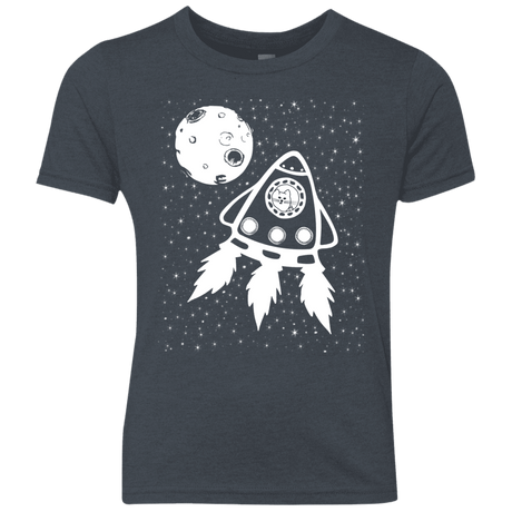 T-Shirts Vintage Navy / YXS Catstronaut Youth Triblend T-Shirt