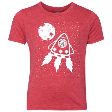 T-Shirts Vintage Red / YXS Catstronaut Youth Triblend T-Shirt
