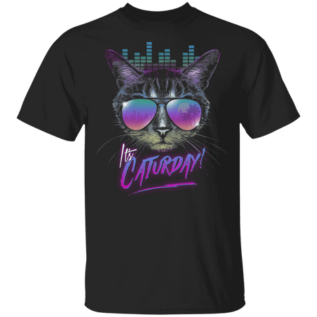 T-Shirts Black / YXS Caturday Youth T-Shirt