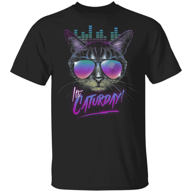 T-Shirts Black / YXS Caturday Youth T-Shirt