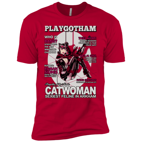 T-Shirts Red / YXS Catwoman PlayGotham Boys Premium T-Shirt