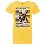 T-Shirts Vibrant Yellow / YXS Catwoman PlayGotham Girls Premium T-Shirt