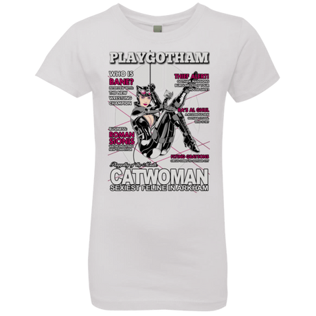 T-Shirts White / YXS Catwoman PlayGotham Girls Premium T-Shirt