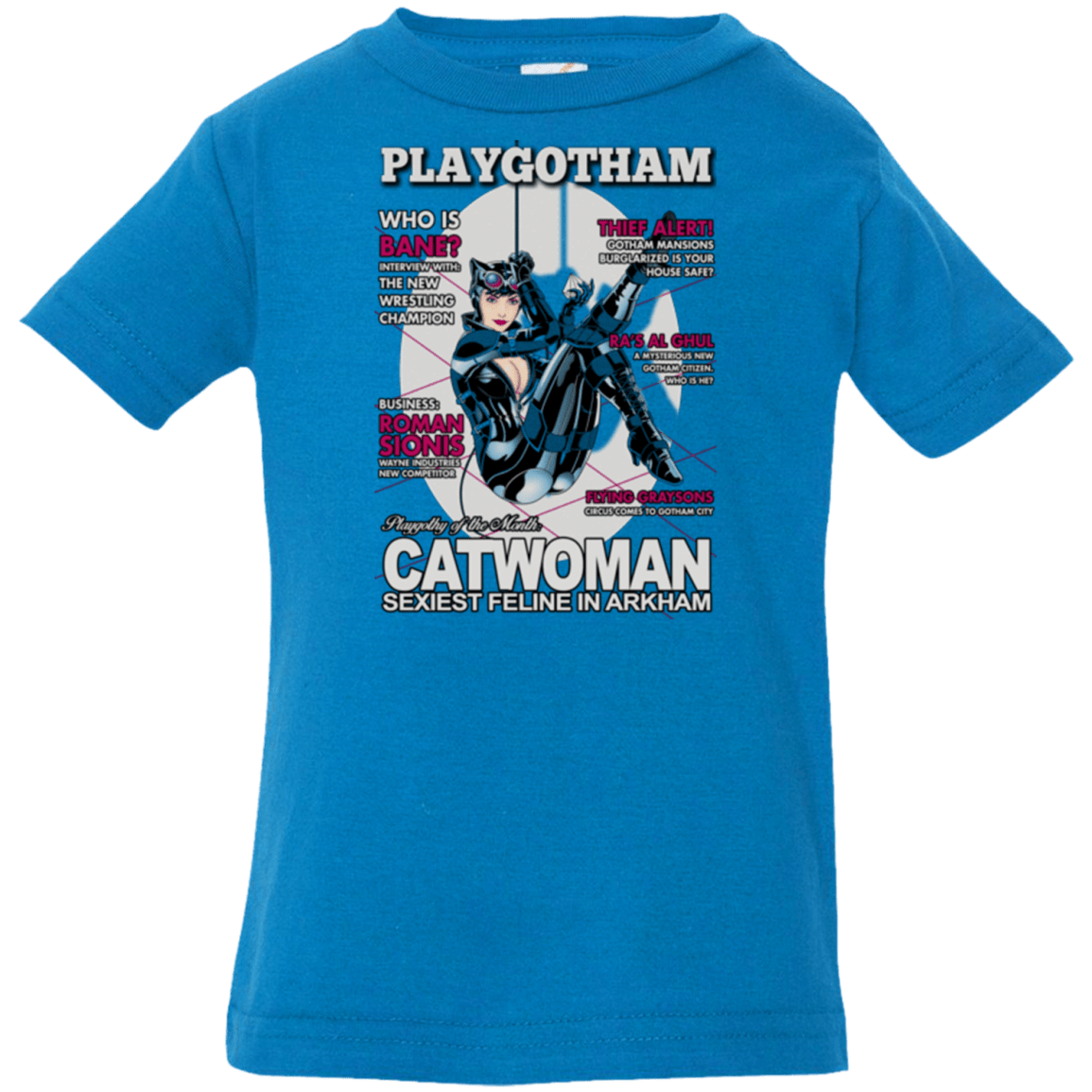 T-Shirts Cobalt / 6 Months Catwoman PlayGotham Infant Premium T-Shirt