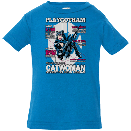 T-Shirts Cobalt / 6 Months Catwoman PlayGotham Infant Premium T-Shirt