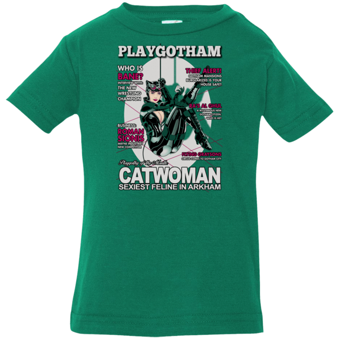 T-Shirts Kelly / 6 Months Catwoman PlayGotham Infant Premium T-Shirt