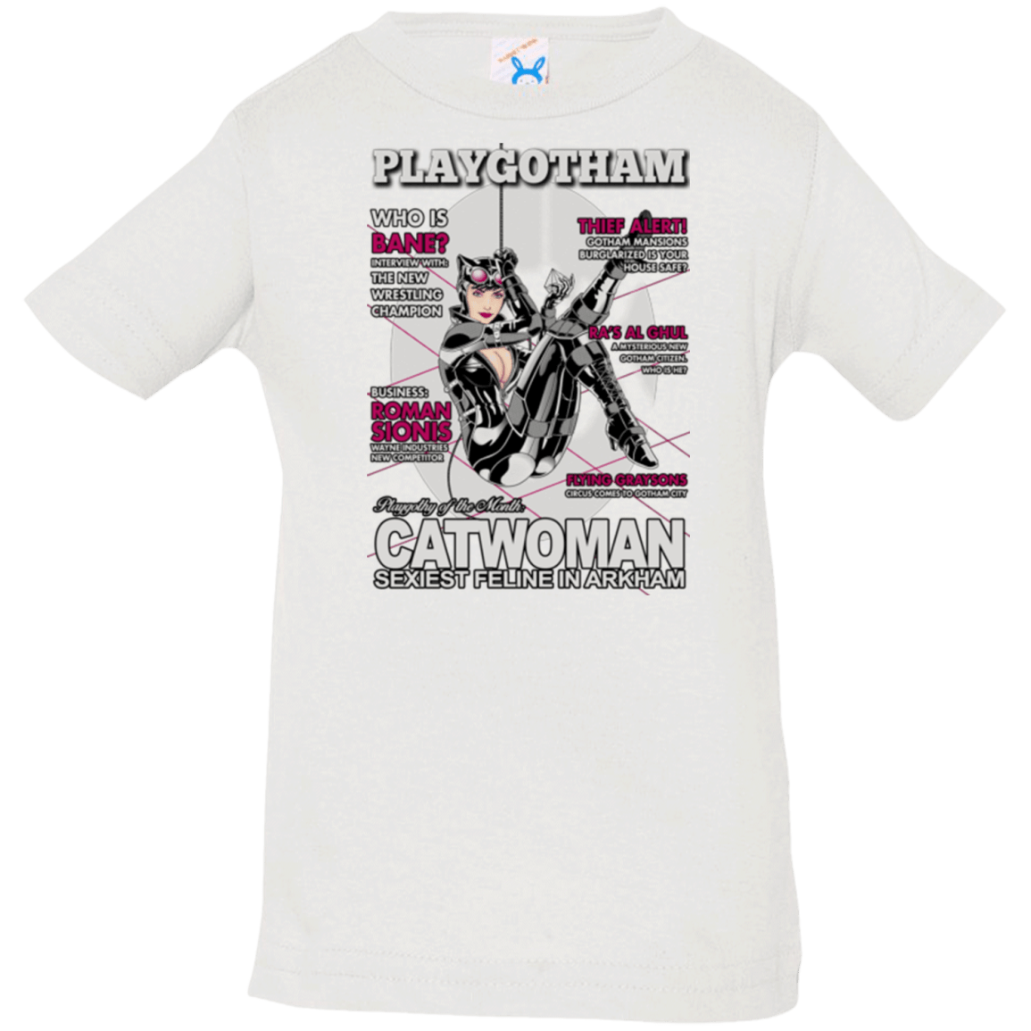 T-Shirts White / 6 Months Catwoman PlayGotham Infant Premium T-Shirt