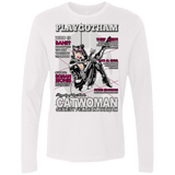 T-Shirts White / Small Catwoman PlayGotham Men's Premium Long Sleeve