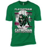 T-Shirts Kelly Green / X-Small Catwoman PlayGotham Men's Premium T-Shirt