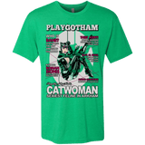 T-Shirts Envy / Small Catwoman PlayGotham Men's Triblend T-Shirt