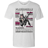 T-Shirts Heather White / Small Catwoman PlayGotham Men's Triblend T-Shirt