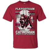 T-Shirts Cardinal / Small Catwoman PlayGotham T-Shirt