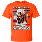 T-Shirts Orange / Small Catwoman PlayGotham T-Shirt