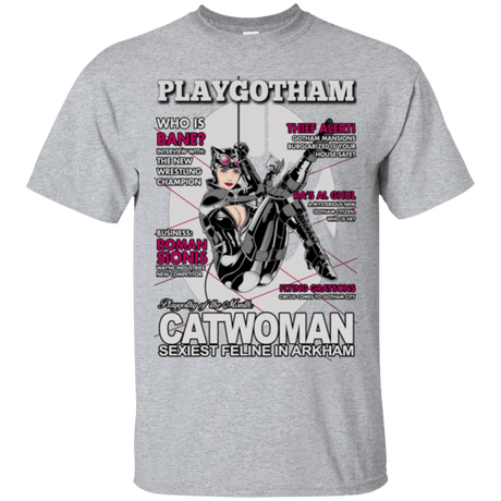 T-Shirts Sport Grey / Small Catwoman PlayGotham T-Shirt