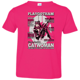 T-Shirts Hot Pink / 2T Catwoman PlayGotham Toddler Premium T-Shirt
