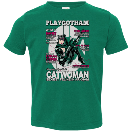 T-Shirts Kelly / 2T Catwoman PlayGotham Toddler Premium T-Shirt