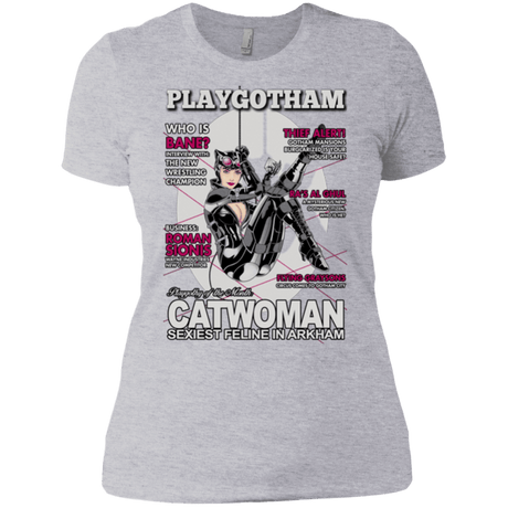 T-Shirts Heather Grey / X-Small Catwoman PlayGotham Women's Premium T-Shirt