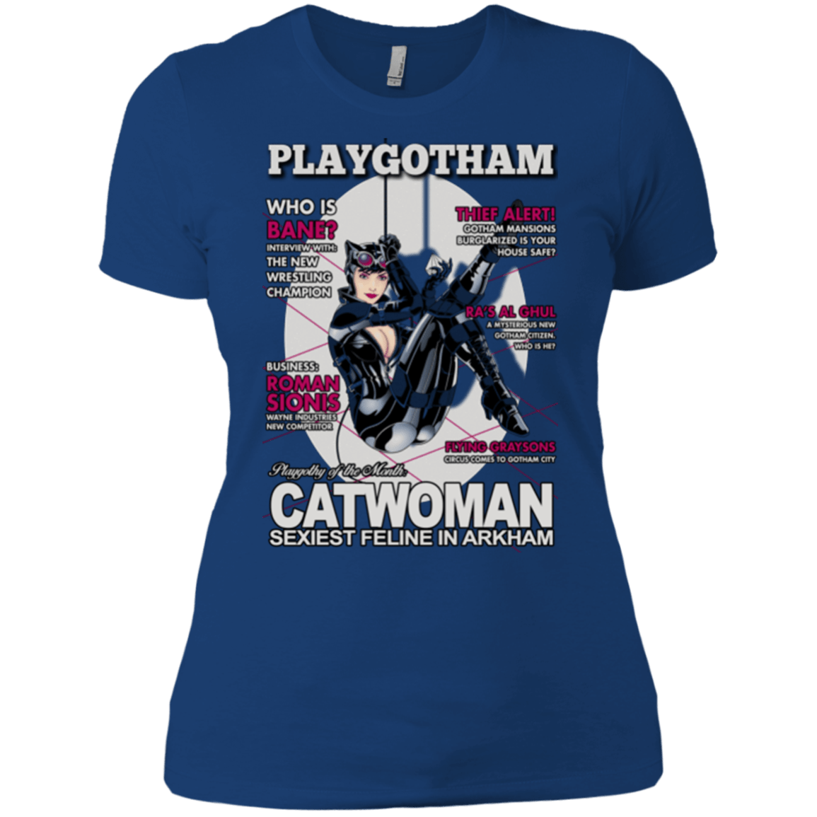 T-Shirts Royal / X-Small Catwoman PlayGotham Women's Premium T-Shirt